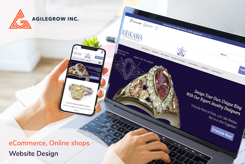 eCommerce, Online shops Website Design