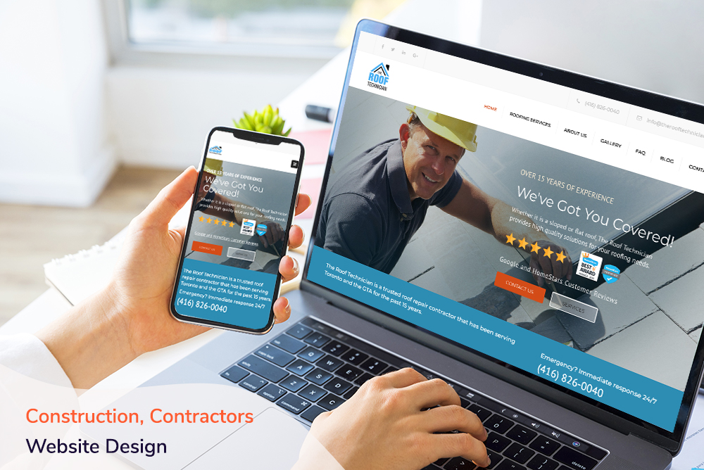 Construction, Contractors Website Design