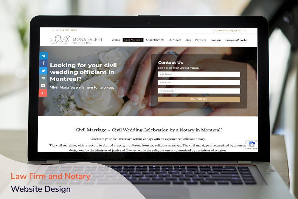 Law Firm and Notary Website Design